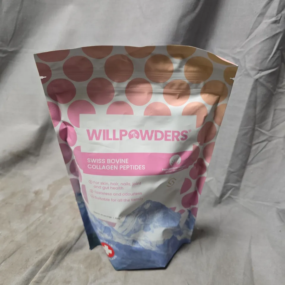 WILL POWERS SWISS BOVINE COLLAGEN PEPTIDES (400G)