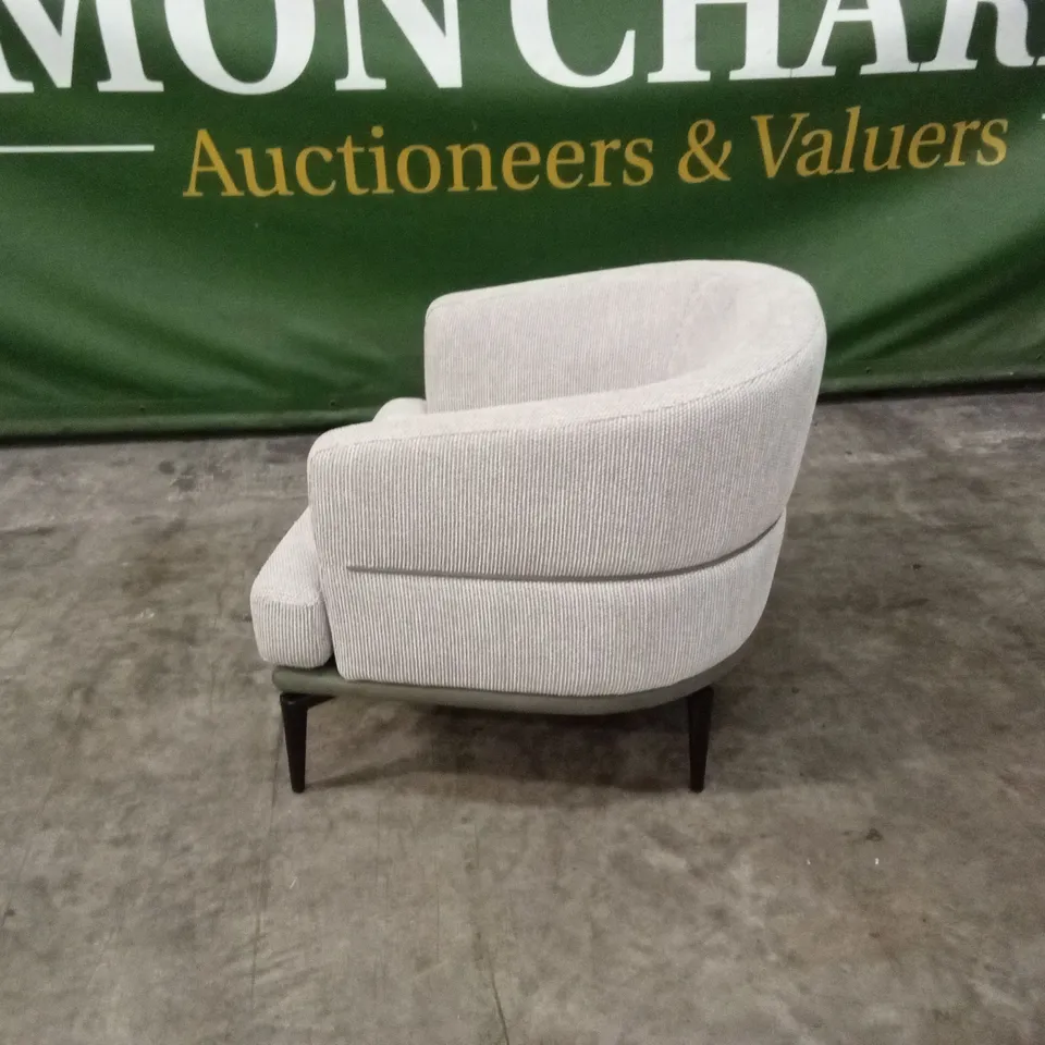 QUALITY DESIGNER ITALIAN MADE BONNIE LITTLE ARMCHAIR - BEIGE