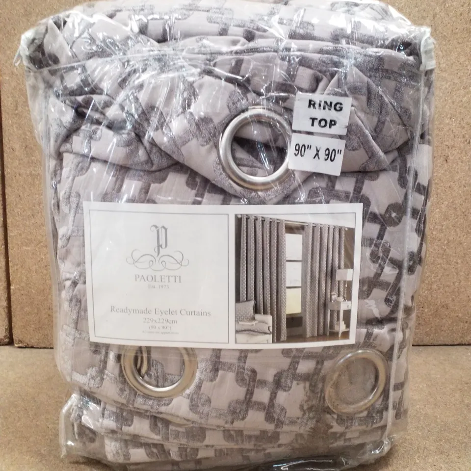 STREETER POLYESTER SEMI SHEER CURTAIN PAIR (SET OF 2)