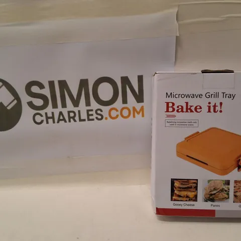 MICROWAVE GRILL TRAY – BAKE IT! HEAT WAVE TECHNOLOGY (ORANGE)