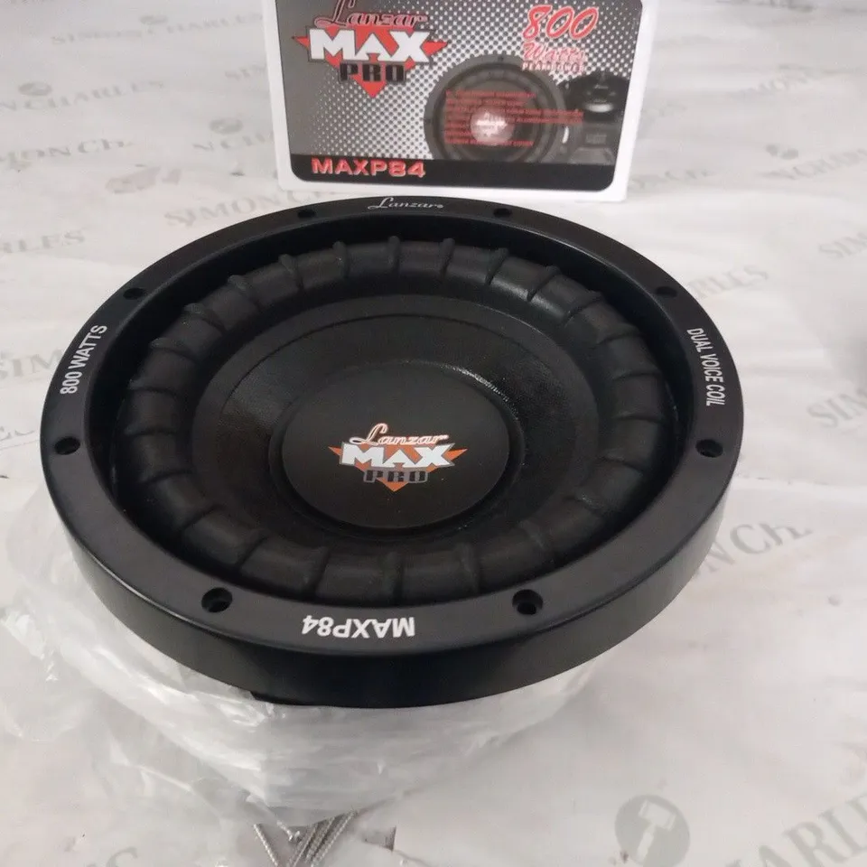 BOXED LANZAR MAX PRO MAXP84 800 WATTS PEAK POWER 8" HIGH POWER SUBWOOFER