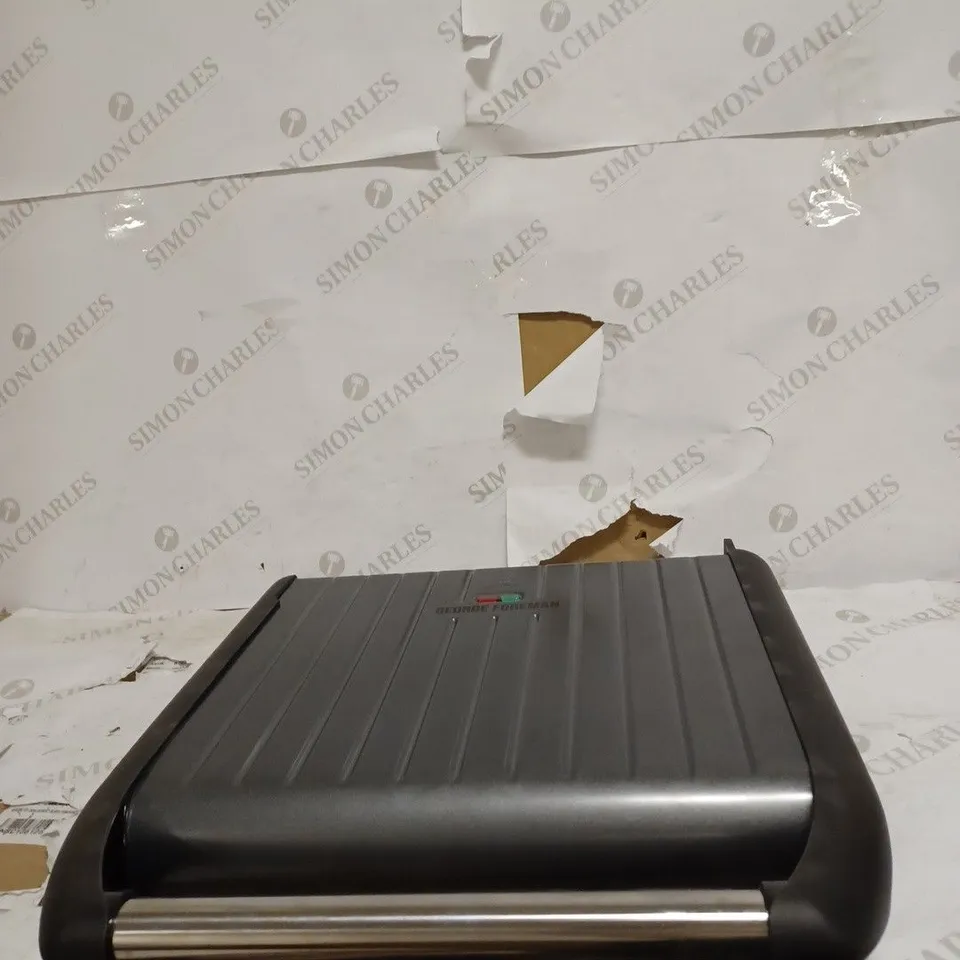 GEORGE FOREMAN LARGE GREY STEEL GRILL 25051
