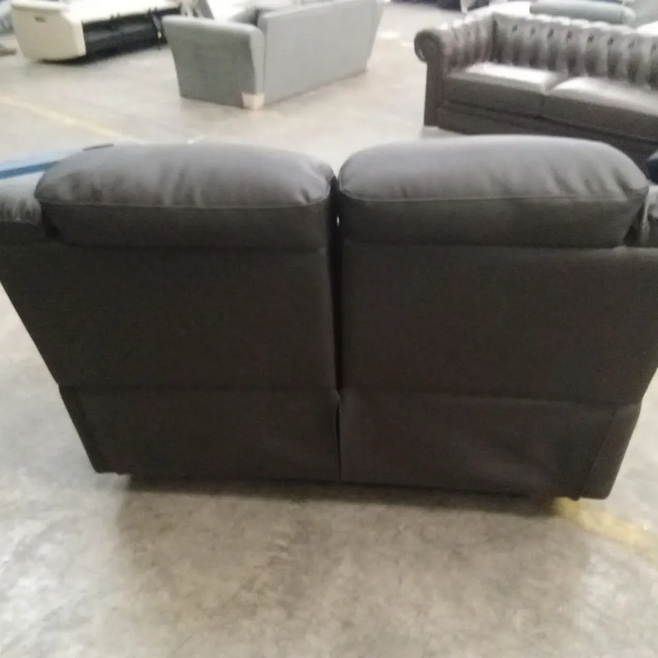 ROTHBURY LUXURY FAUX LEATHER HIGH BACK 2 SEATER MANUAL RECLINER SOFA RRP £629