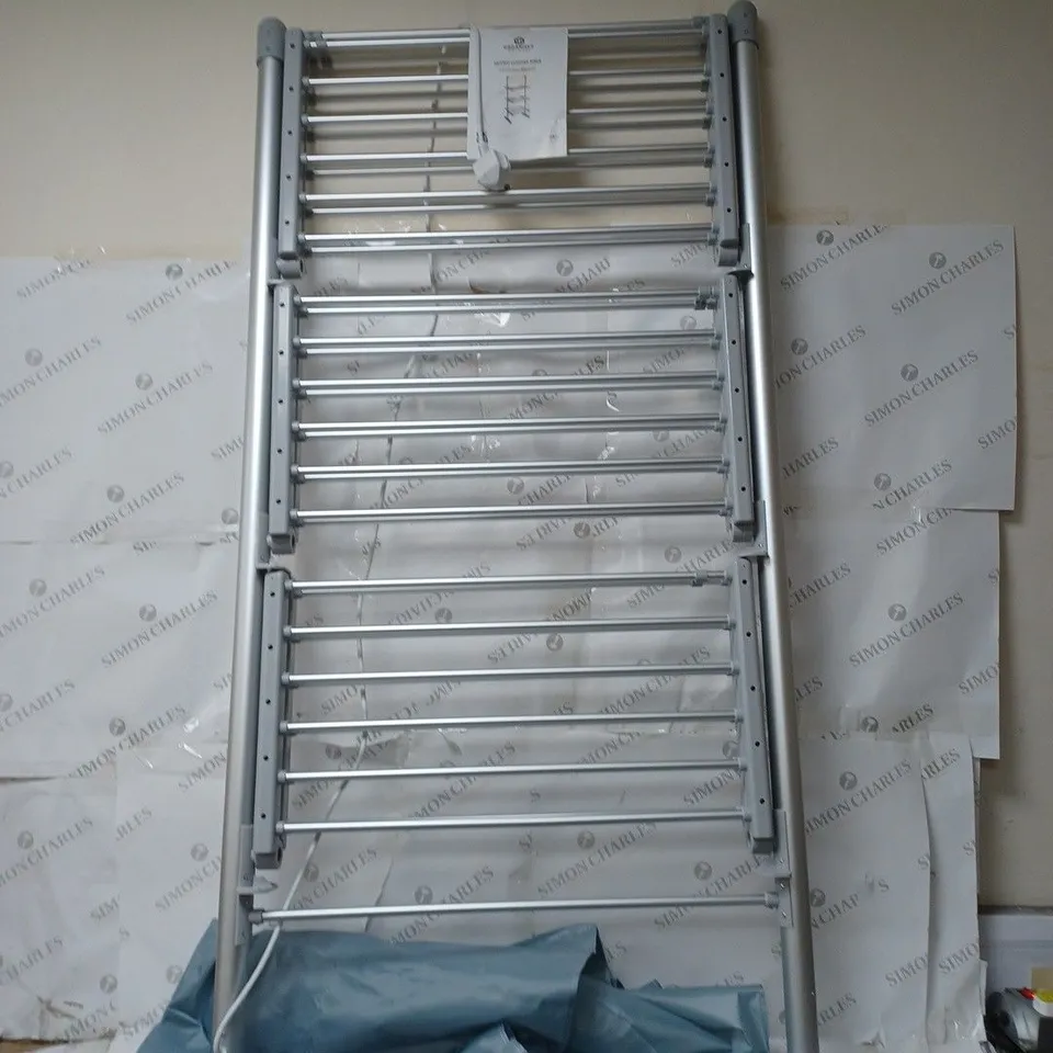 BOXED ORGANISED OPTIONS 3 TIER HEATED AIRER WITH 21M DRYING SPACE - COLLECTION ONLY