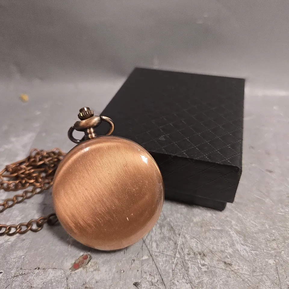 MENS EDISON POCKET WATCH WITH CHAIN