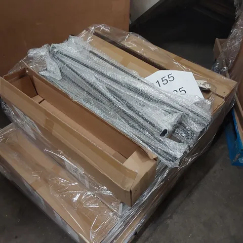 PALLET CONTAINING METAL FURNITURE PARTS