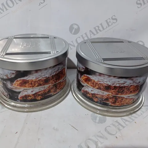 BOXED HOMEWORX BY SLATKIN & CO SET OF 2 SCENTED CANDLES