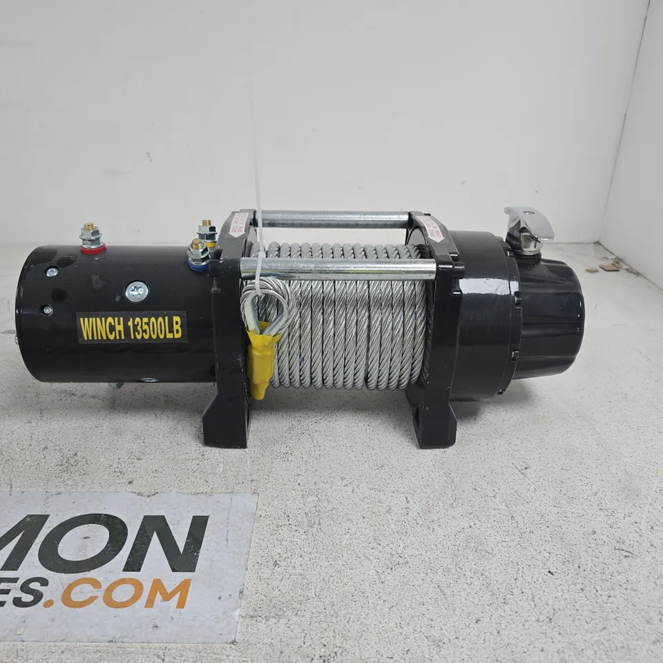 WINCH 13,500 LB CAPACITY – INDUSTRIAL RECOVERY WINCH UNBOXED