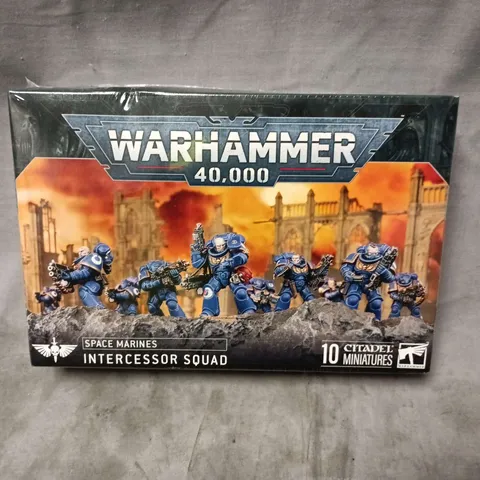 SEALED WARHAMMER 40,000 INTERCESSOR SQUAD BOXED SET – 10 CITADEL MINIATURES
