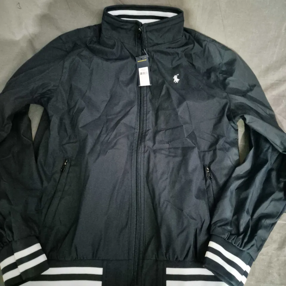 POLO RALPH LAUREN MEN'S WINDBREAKER JACKET – BLACK, XL