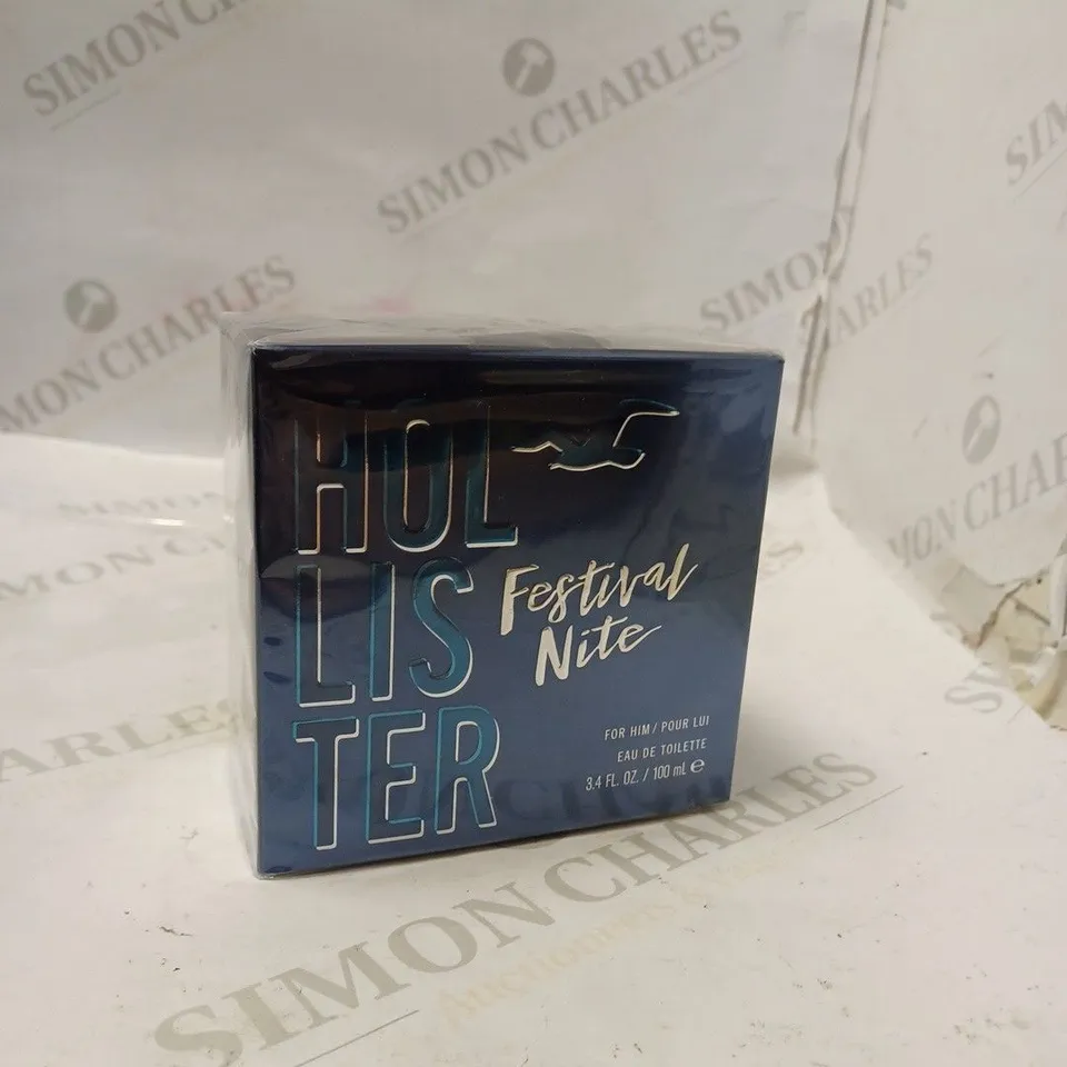 BOXED AND SEALED HOLLISTER FESTIVAL NITE EAU DE TOILETTE 100ML