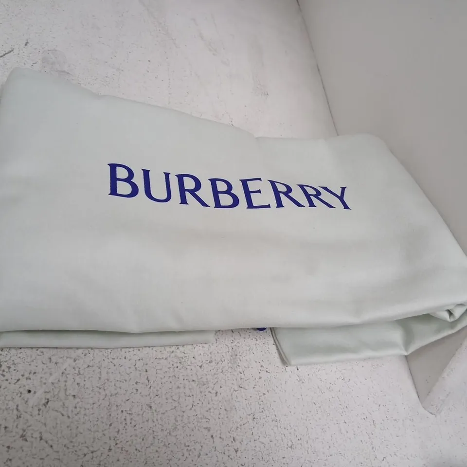 BURBERRY BLACK RUBBER KNEE-HIGH BOOTS – UK 10 (EU 44)