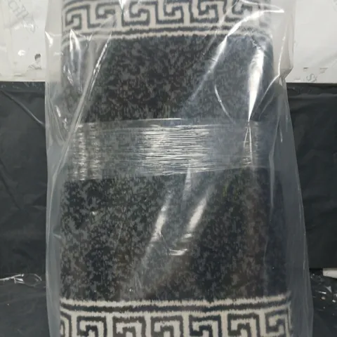 BLACK PATTERNED CARPET - LENGTH UNSPECIFIED 