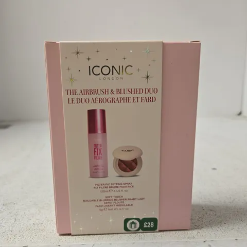 ICONIC LONDON THE AIRBRUSH & BLUSHED DUO MAKEUP SET