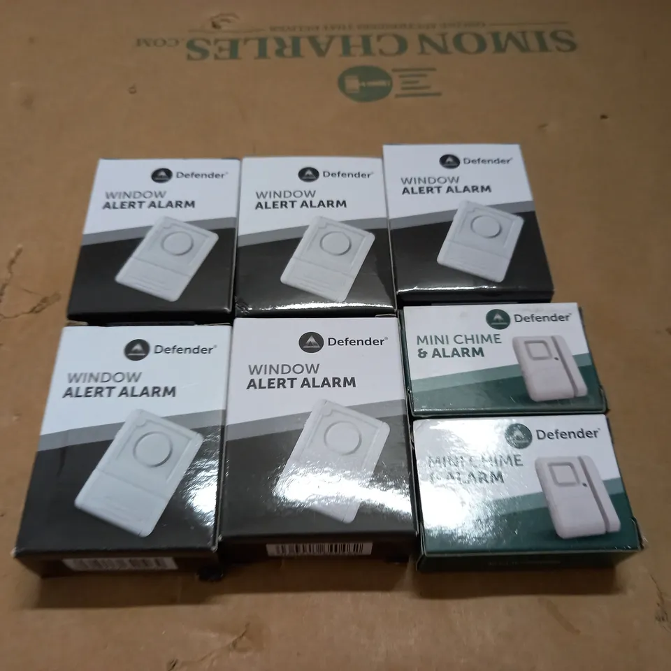 LOT OF 7 HOME ALARMS