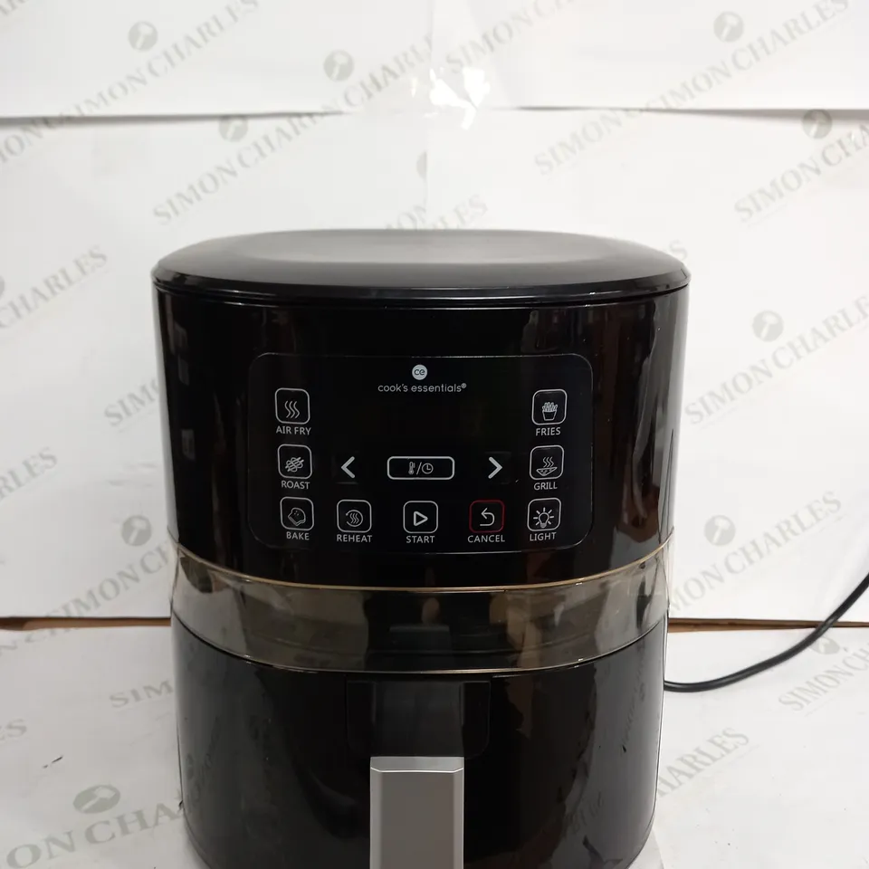 COOK'S ESSENTIALS 4.0L AIR FRYER - BLACK