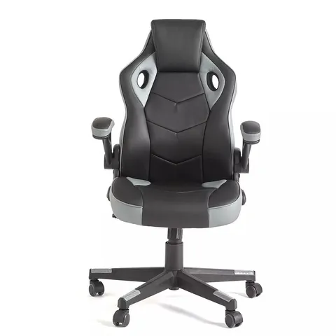 BOXED JESPOR GAMING CHAIR IN BLACK/GREY 