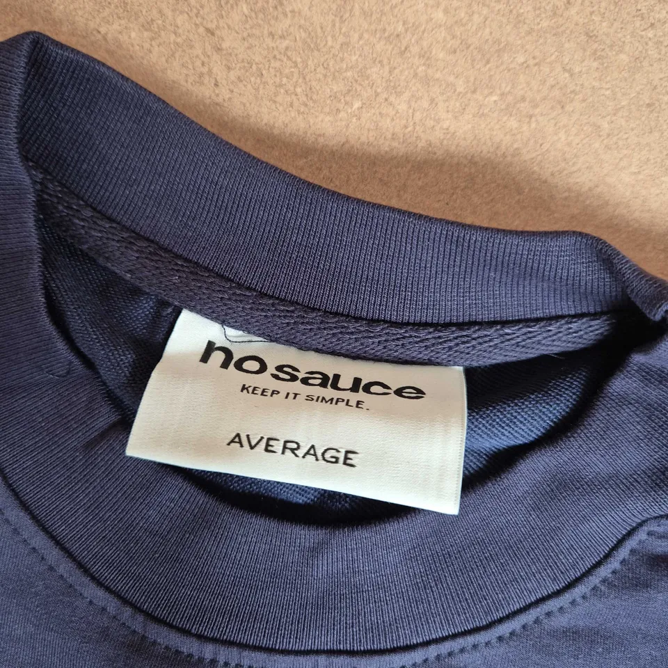NO SAUCE THE PERFECT TEE IN NAVY - AVERAGE
