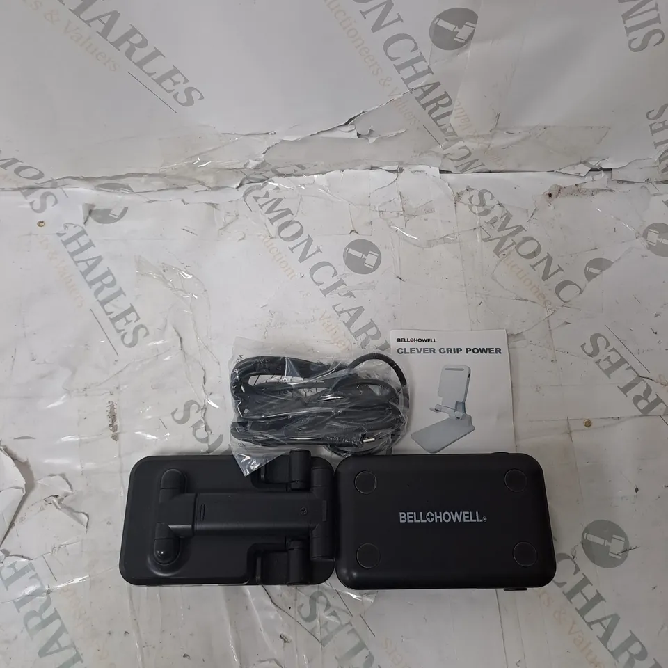 BELL & HOWELL SET OF 2 CLEVER GRIP WIRELESS CHARGING PHONE HOLDERS