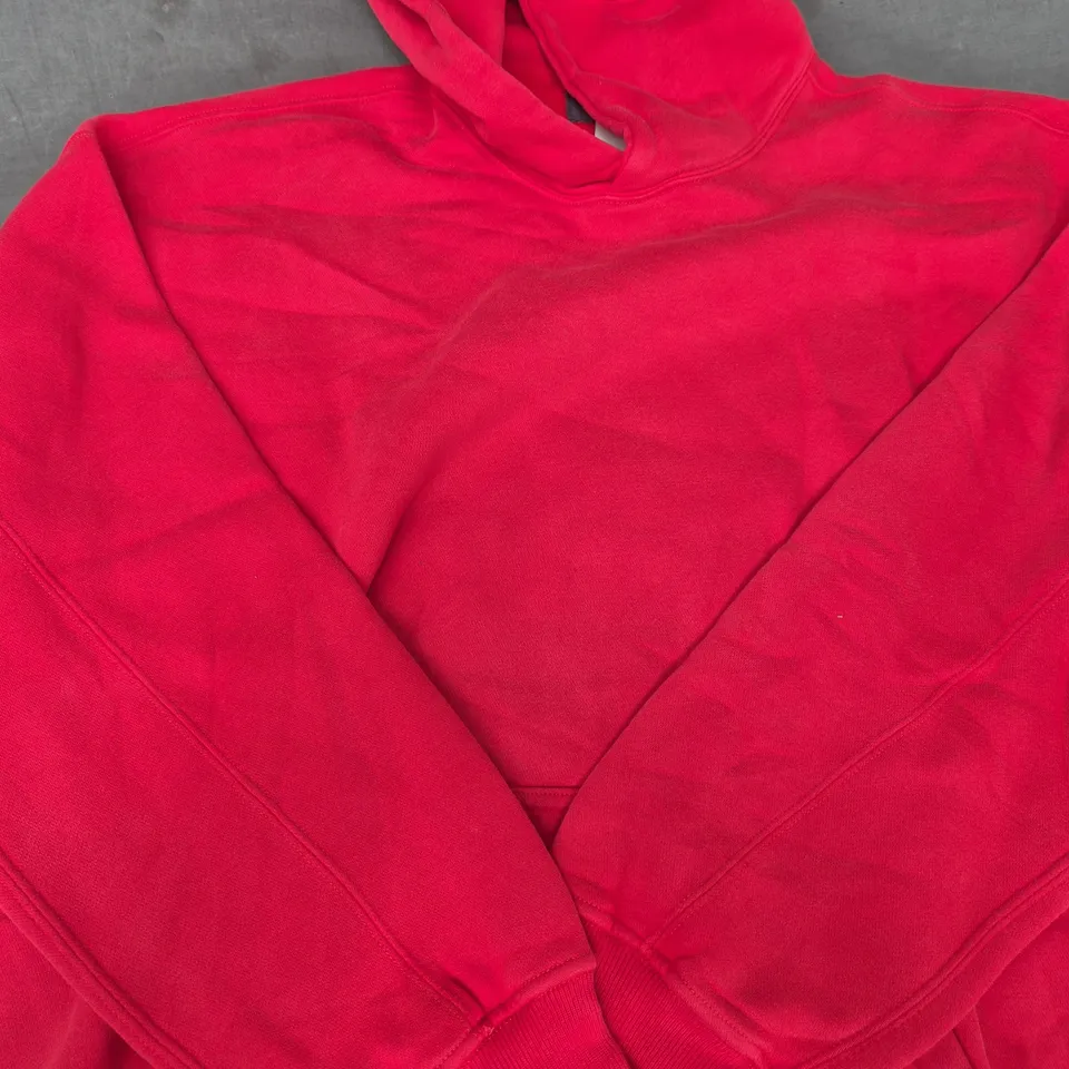 ABERCROMBIE & FITCH HOODIE IN RED SIZE SMALL