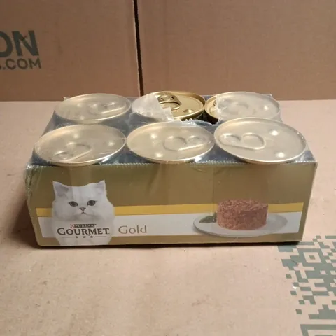 PURINA GOURMET GOLD CAT FOOD – SAVOURY CAKE WITH CHICKEN - 12 TINS