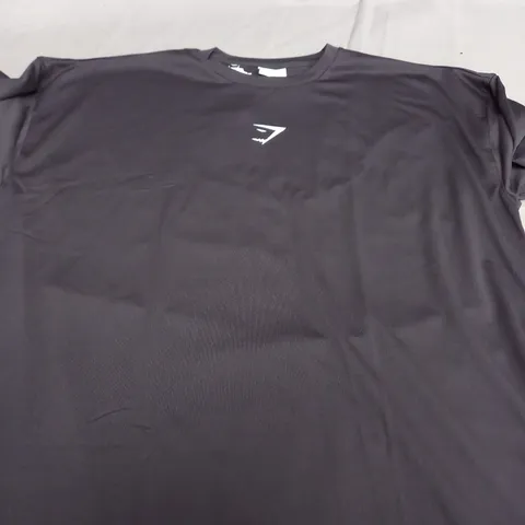GYMSHARK TRAINING DEPARTMENT OVERSIZED T-SHIRT IN BLACK - SMALL
