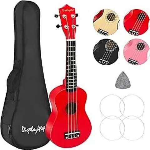 BOXED 21 INCH SOPRANO UKULELE,PROFESSONIAL UKELE FOR KIDS BUNDLE 