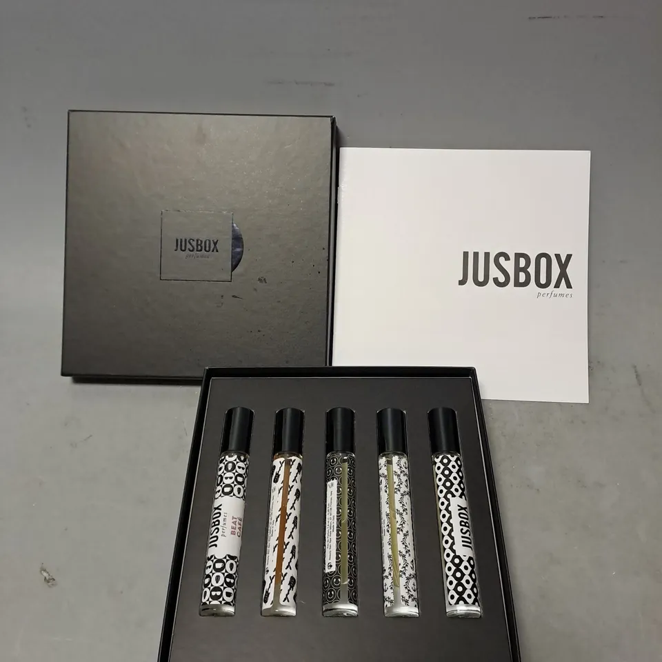 BOXED JUSBOX GREATEST HITS PERFUME COLLECTION 5X7.8ML