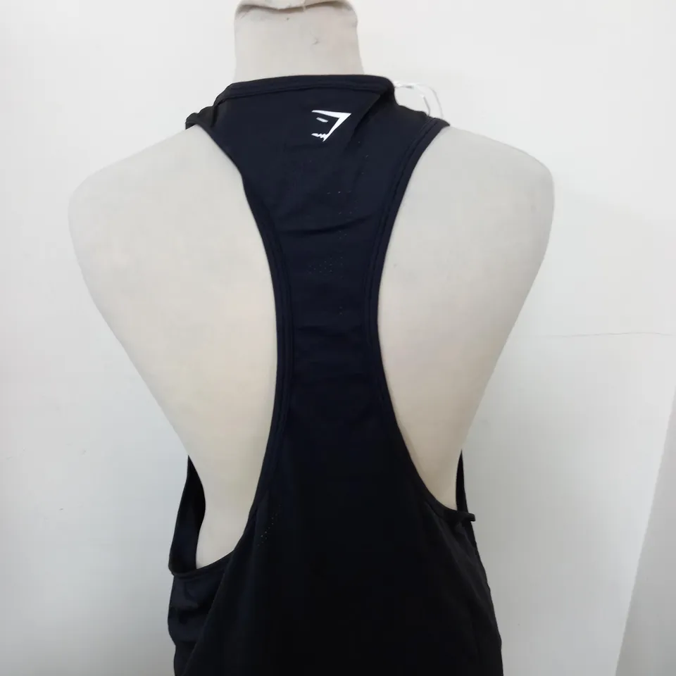 GYMSHARK SWEAT SEAMLESS LONGLINE TANK SIZE S