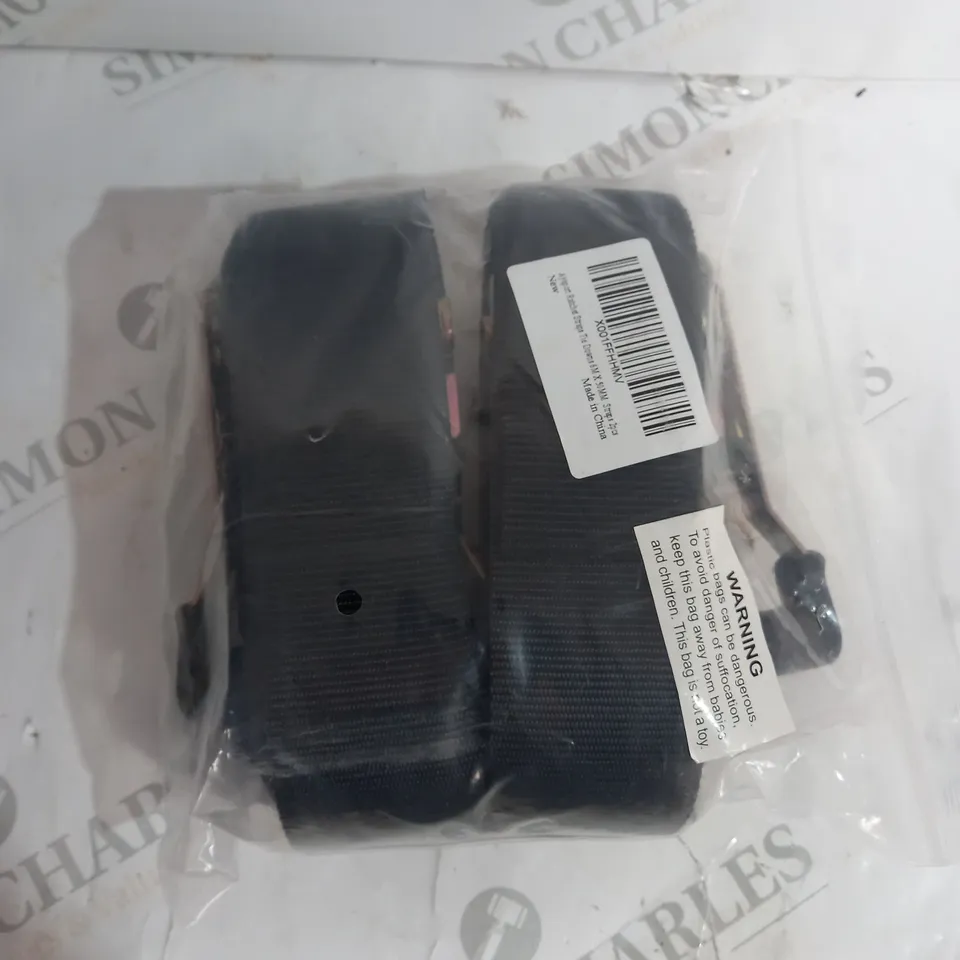 SET OF 2 EXTRA LARGE RATCHET STRAPS 
