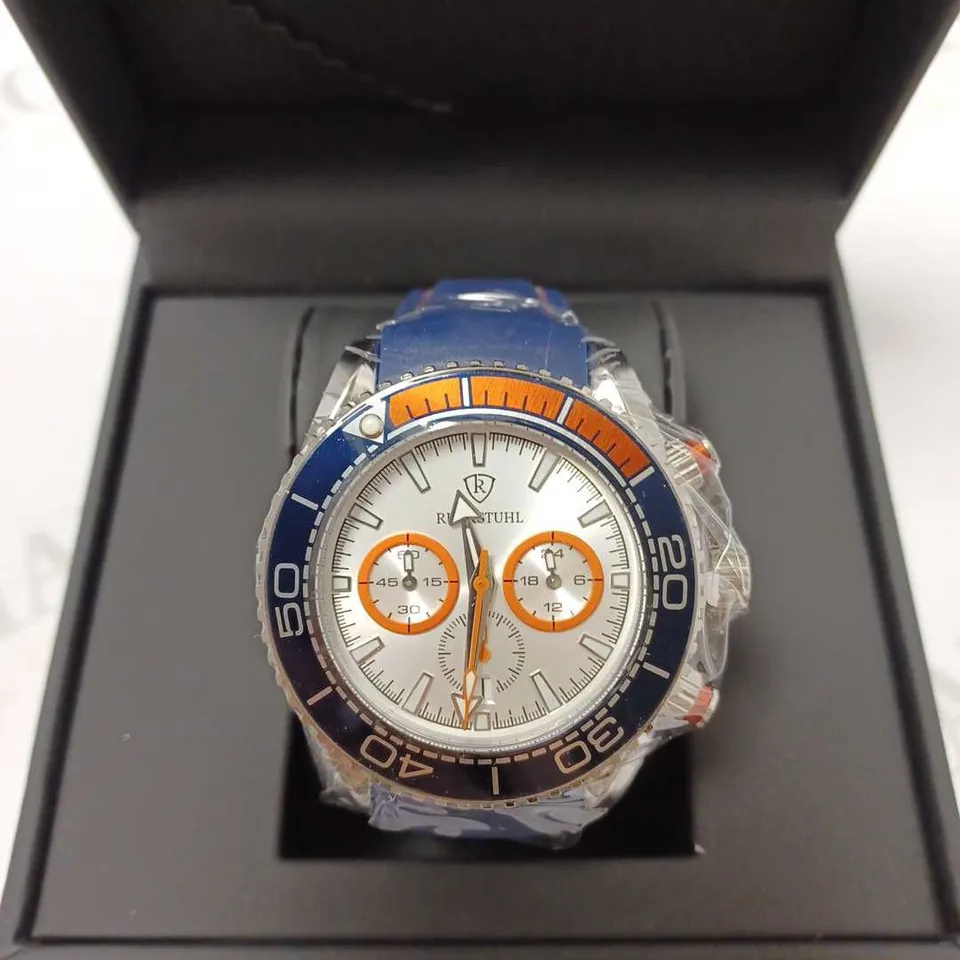 RUCKSTUHL TRIPLE DIAL CHRONO BRACELET STRAP WRISTWATCH
