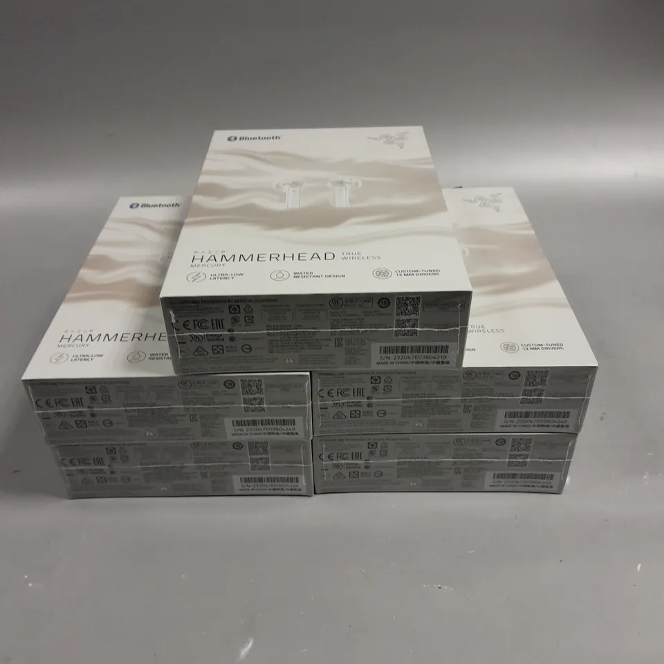 5 X BOXED SEALED RAZER HAMMERHEAD MERCURY TRUE WIRELESS EARPHONES