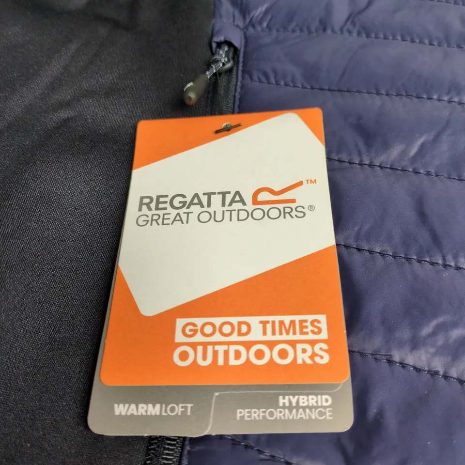 REGATTA GREAT OUTDOORS WARMLOFT HYBRID JACKET – NAVY, UK SIZE 18