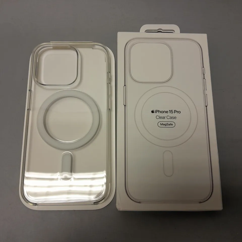 BOXED IPHONE 15 PRO CLEAR CASE WITH MAGSAFE MT223ZM/A RRP £49