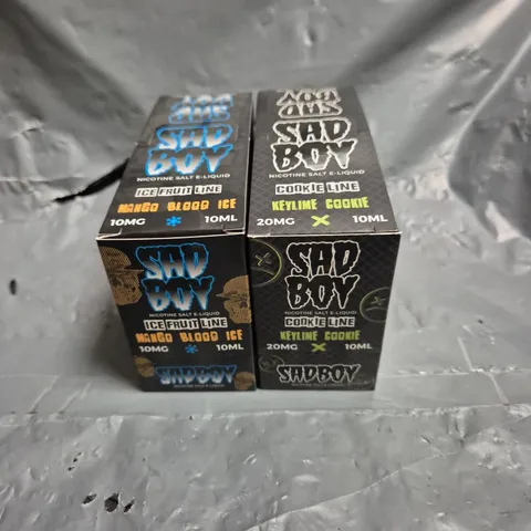 APPROXIMATELY 12 SAD BOY E-LIQUID MULTIPACKS