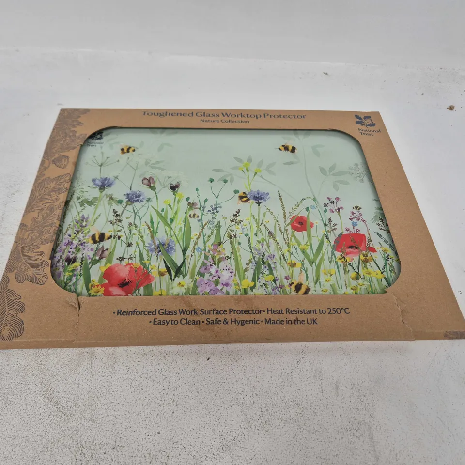 BOXED NATIONAL TRUST NATURE COLLECTION TOUGHENED GLASS WORKSHOP PROTECTOR