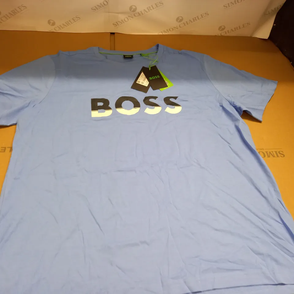 HUGO BOSS BLUE T-SHIRT - 3XL