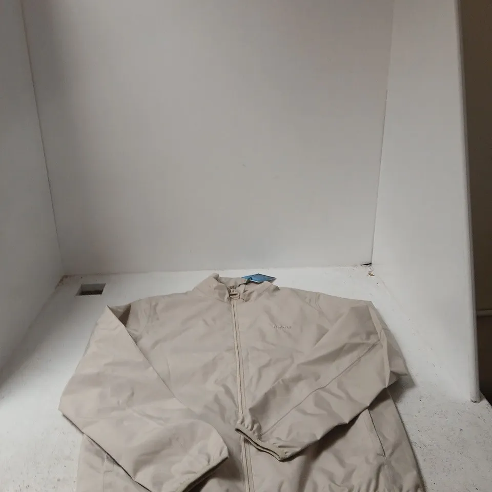 BARBOUR KORBEL WATERPROOF JACKET – BEIGE – UK S