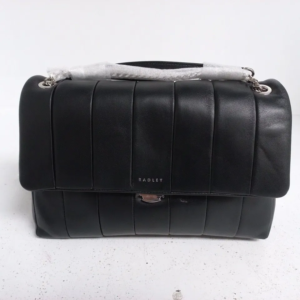 RADLEY BLACK QUILTED HANDBAG WITH TOP HANDLE