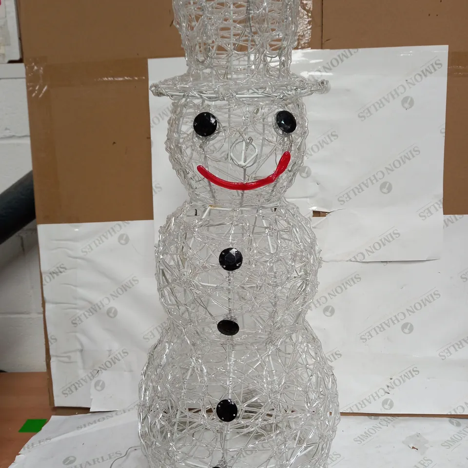 JOHN LEWIS SNOWMAN LIGHT ICE WHITE LED