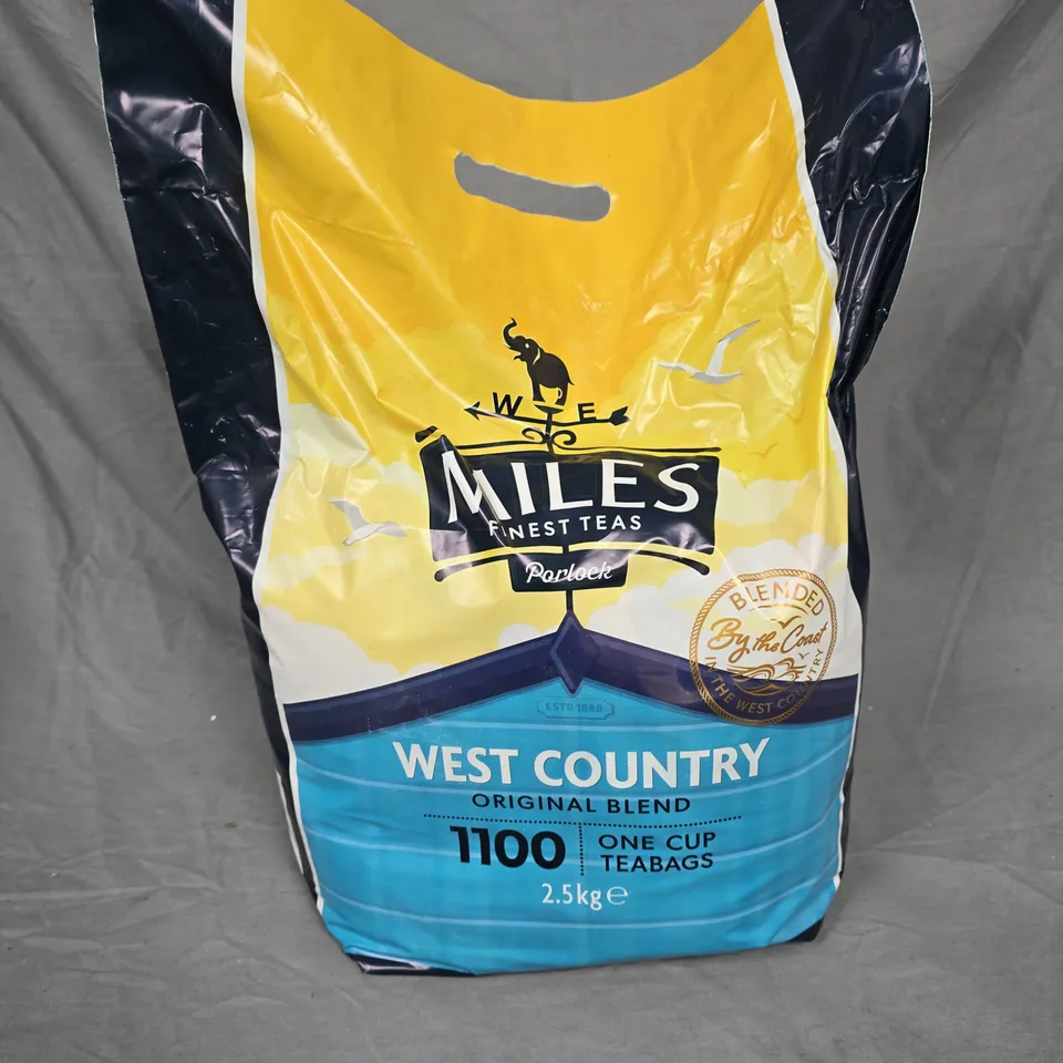MILES WEST COUNTRY ORIGINAL BLEND TEABAGS - 1100 2.5KG