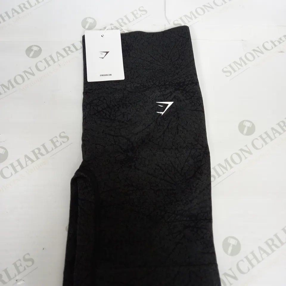 GYMSHARK ADAPT PATTERN SEAMLESS TIGHT SHORTS SIZE M 