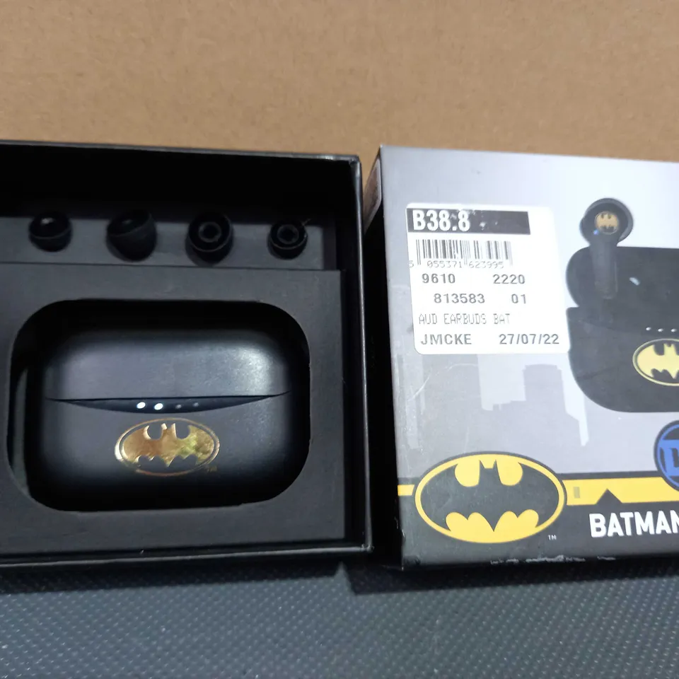 DC BATMAN BLUETOOTH WIRTELESS EARPODS 