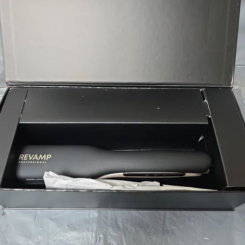 BOXED REVAMP ENIGMA ION RADIANCE CERAMIC STRIGHTENER 