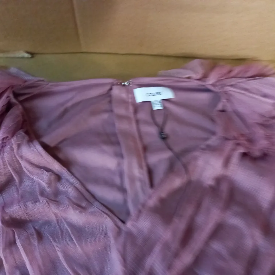 COACH NETTED DRESS IN ROSE - UK 26