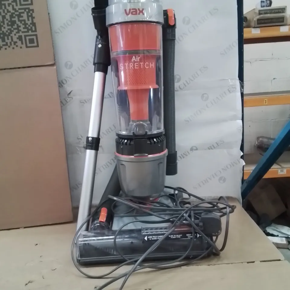 BOXED VAX U85ASBE AIR STRETCH UPRIGHT BAGLESS VACUUM CLEANER
