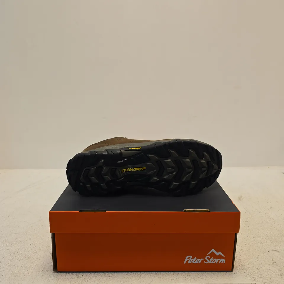 PETER STORM MEN'S HIKING SHOE – BROWN, UK 9
