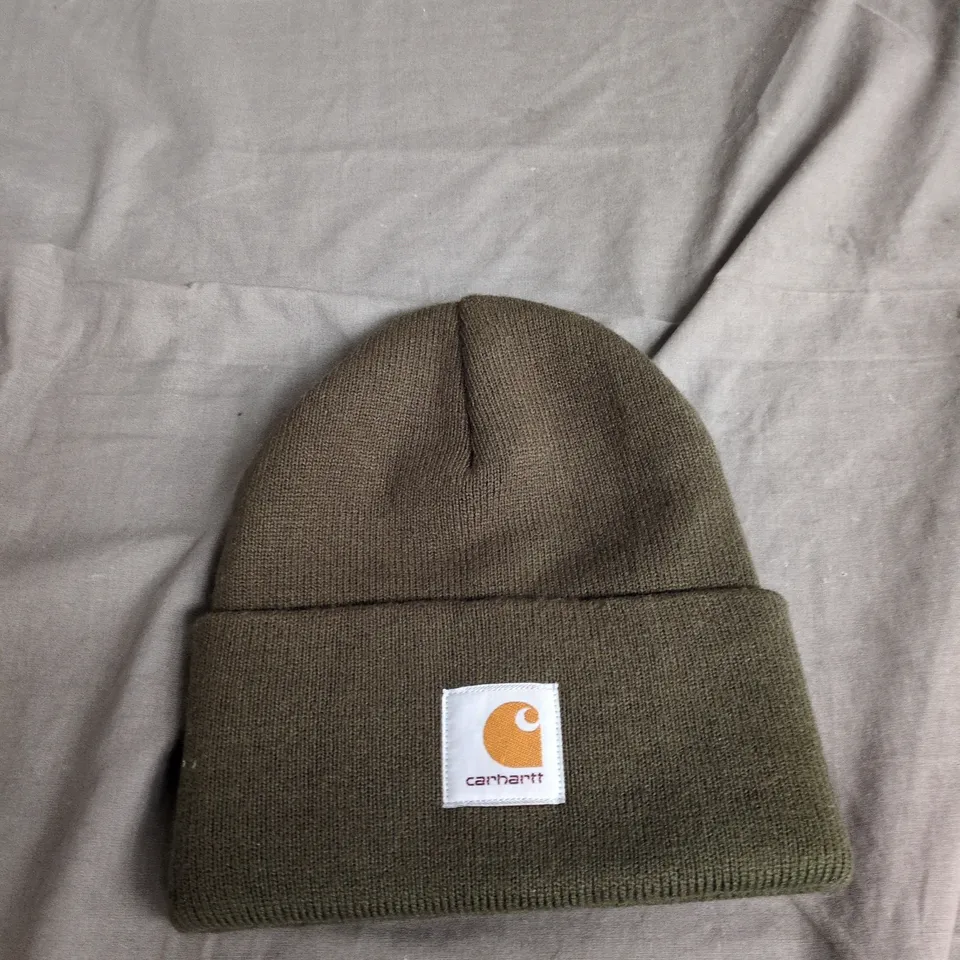 CARHARTT ACRYLIC WATCH HAT BEANIE – ONE SIZE FITS ALL, OLIVE