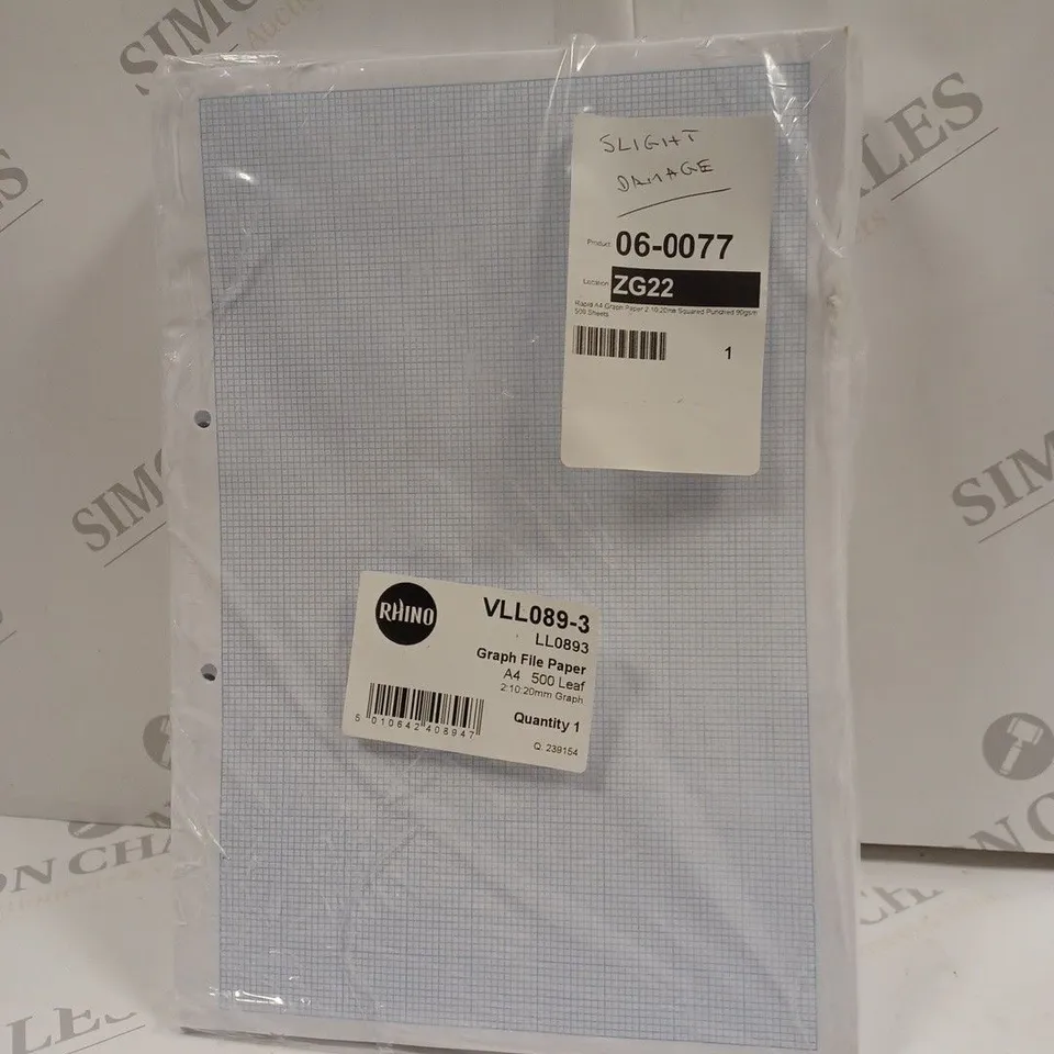 RHINO A4 500 LEAF GRAPH PAPER