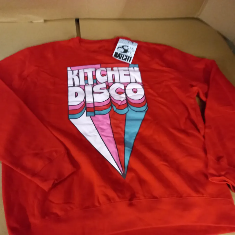 BATCH1 KITCHEN DISCO RED JUMPER - SIZE UNSPECIFED